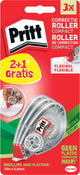 Pritt compact roller flex 6 mm x 10 m 2+1 gratis