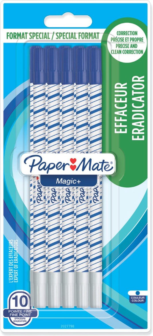 Paper mate magic+027 erad fblu bl8+2 uk fr