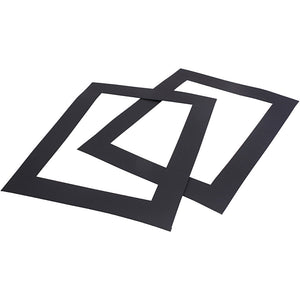 Creativ company passepartouts zwart a4, 100st.