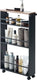 Yamazaki smalle trolley voor keuken of badkamer - tower - zwart
