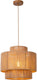 Lucide nomi - hanglamp - ø 40 cm - 1xe27 - taupe