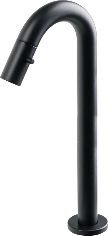 Plieger lupo 2.0 toiletkraan – opbouw fonteinkraan – verhoogd model – uitloop 20.3 cm – 10 jaar garantie – mat zwart