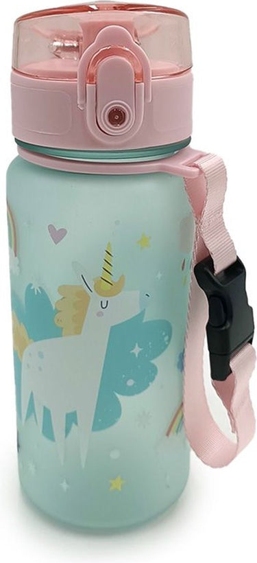 Puckator eenhoorn magie pop top 350ml breukbestendige drinkfles schoolbeker drinkbeker kind