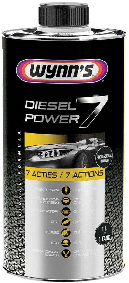 Wynn's diesel power 7 - 7-in-1 acties - 1l