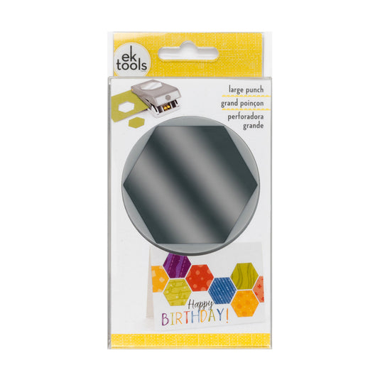 Ek tools • craft punch large hexagon