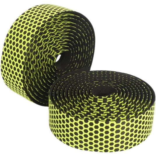 Edge stuurlint silicon anti-slip - geel (2 stuks in een doos)