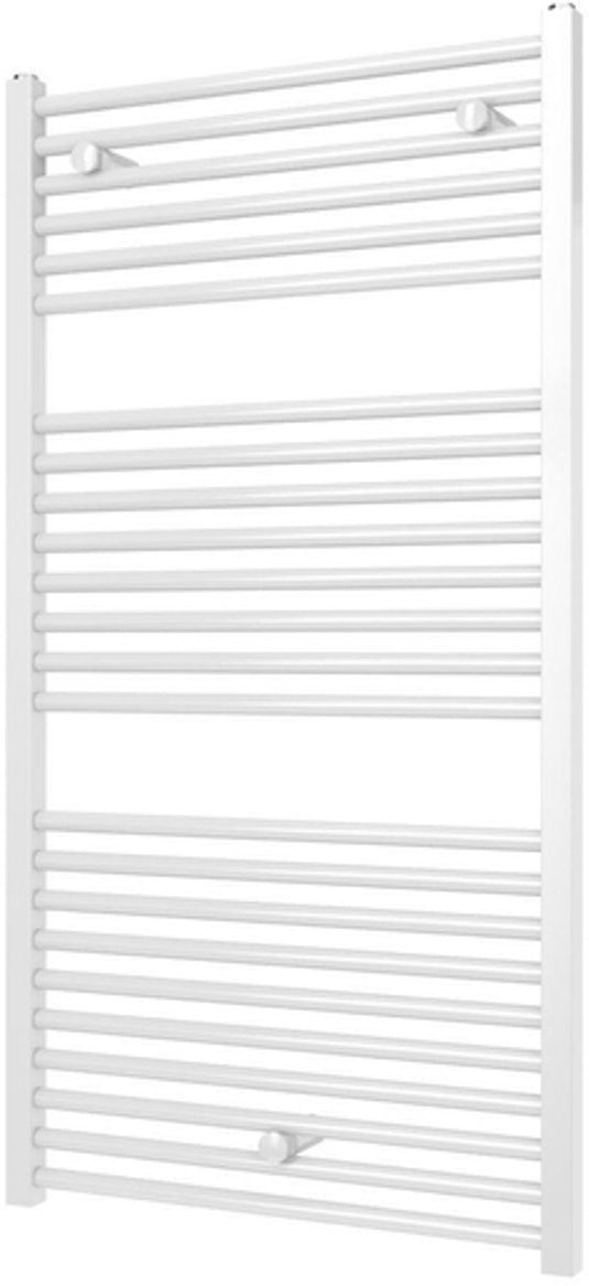 Plieger quadro designradiator - handdoekradiator - 113.5 cm x 60 cm - 627 watt - wit