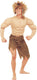Finidi widmann - tarzan jane kostuum - jungle man tarzan kostuum - bruin, beige - xl - carnavalskleding - verkleedkleding