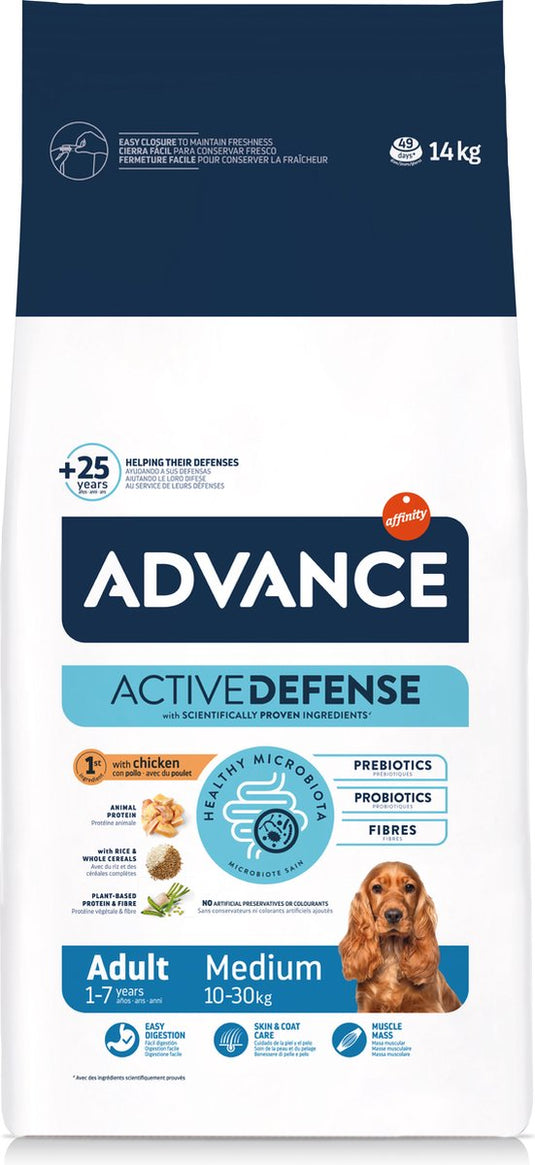 Advance medium adult hondenvoer 14 kg