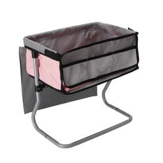 Load image into Gallery viewer, Poppen verzorgingstafel grijs roze39x25x39cm
