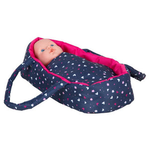 Basic 3in1 poppenwagen blauw roze