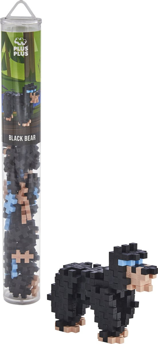 Plus-plus tube beer 100 delige bouwset - 4271 - bouwspeelgoed - constructiespeelgoed - set met bouwstenen - vanaf 5 jaar