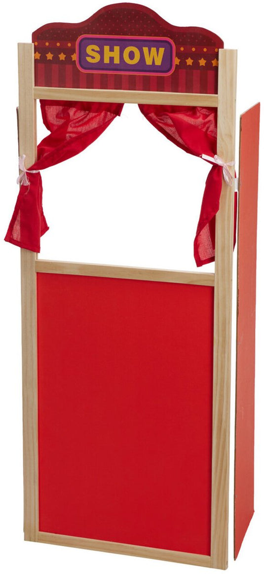 Houten poppenkast, 90cm
