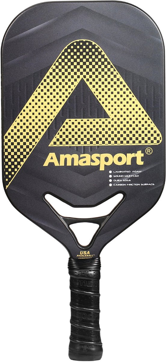 Ama sport pickleball paddle jp80-1 goud – carbon paddle – power control –