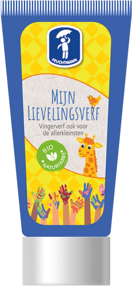 Feuchtmann mijn lievelingsverf, vingerverf blauw 75 g