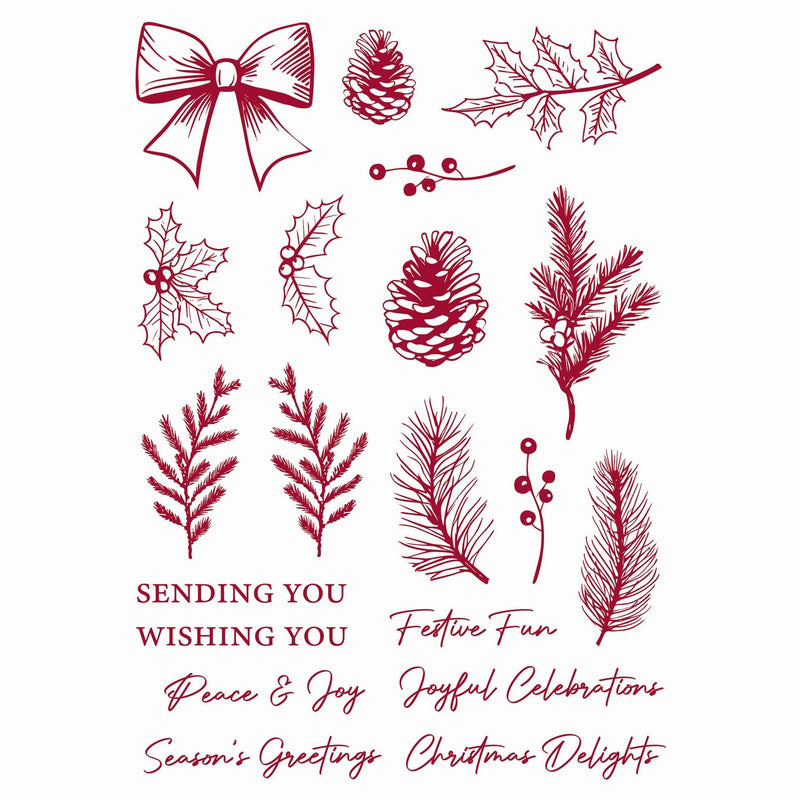 Load image into Gallery viewer, Tonic studios • timeless tidings stamp set
