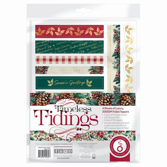 Tonic studios • timeless tidings topper set