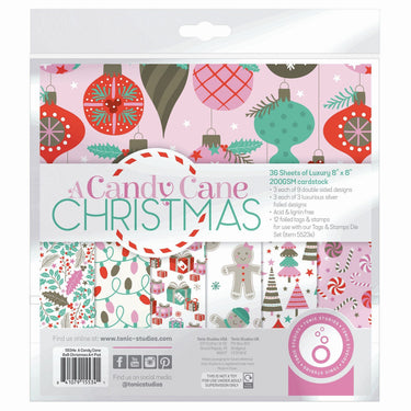 Tonic studios • a candy cane christmas art pad 20,3x20,3cm