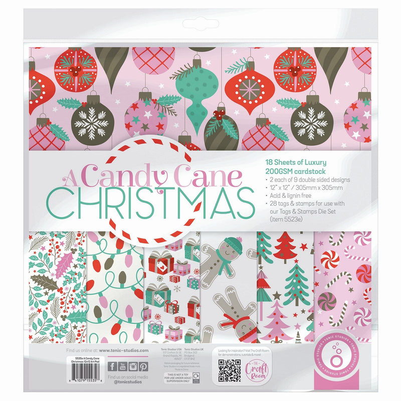 Load image into Gallery viewer, Tonic studios • a candy cane christmas art pad 30,5x30,5cm
