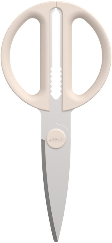Mepal schaar chef it - keukenschaar - extra functie voor het kraken van noten of openen van een dop - ergonomisch handvat - keukengerei - chalk