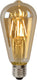 Lucide st64 - filament lamp - ø 6,4 cm - led dimbaar - e27 - 1x5w 2700k - amber
