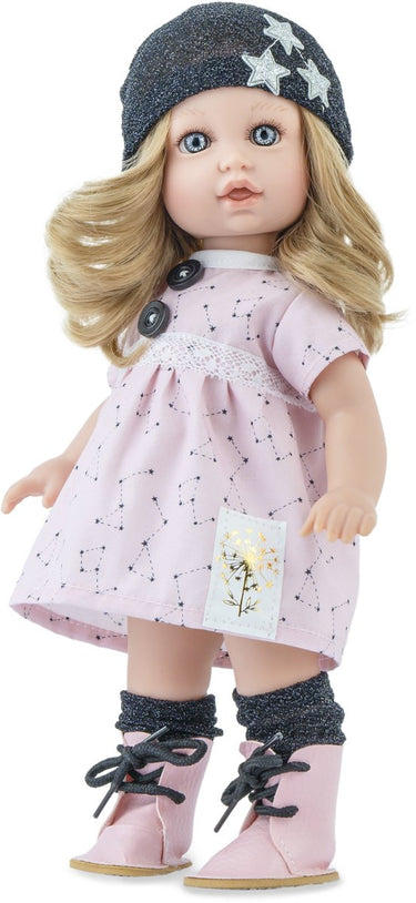 Marina pau marina - pau pop petit soleil carol 30cm - speelgoedpop multicolor.
