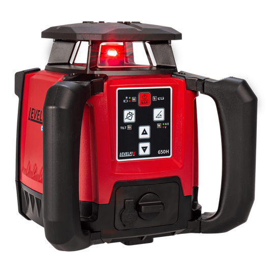 Levelfix bouwlaser 650h rood volautomatisch set