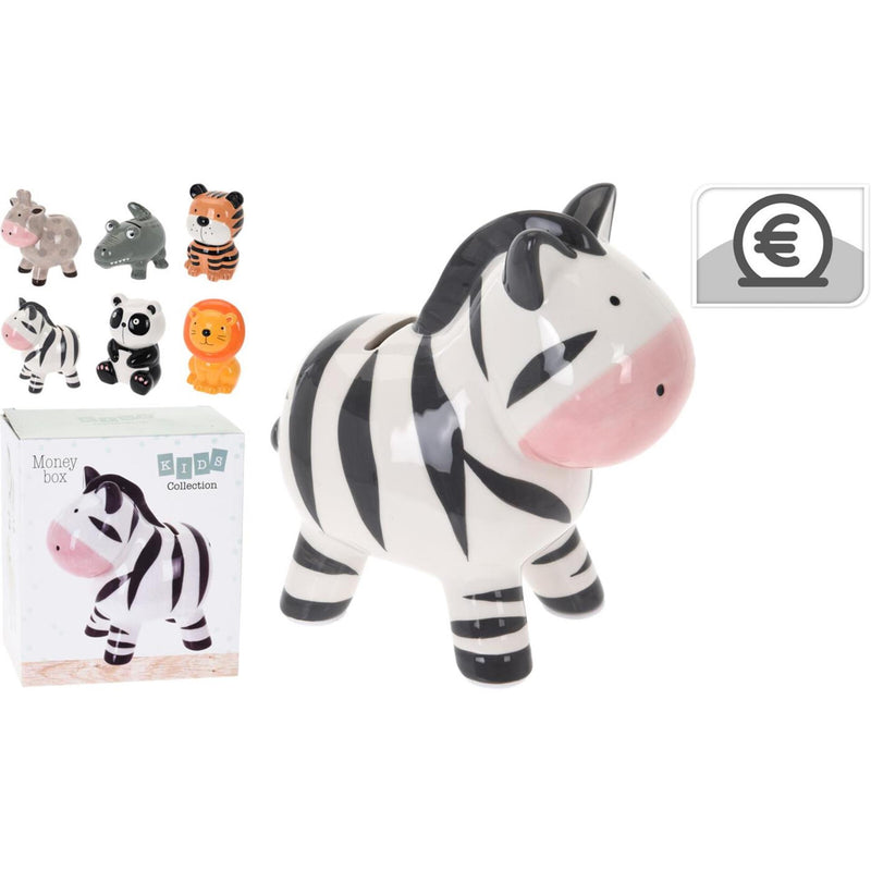Afbeelding laden in galerijviewer, Home styling spaarpot dieren 6 assorti spaarpot dieren aardewerk 6 assorti
