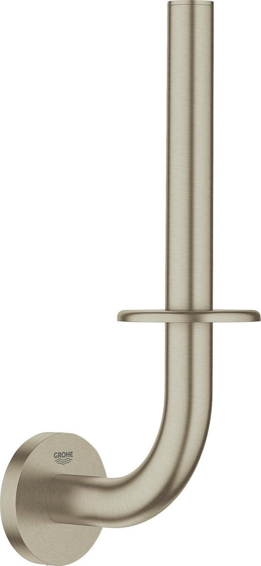 Grohe essentials reserverolhouder - wc-rol houder voor 1 rol - nickel geborsteld (mat nikkel)