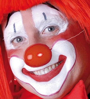 Boland clownsneuzen rood zak a 24 plastic