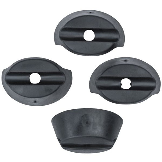 Basil Buddy Rubberen Ringen - Set van 4 - Zwart