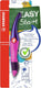 Stabilo easyoriginal - ergonomische rollerball - rechtshandig - blauwe inkt - holograph edition - navulbaar - magenta