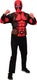 Rubies france - teenager deadpool topje en muts - 152 164 (13-14 jaar)