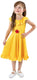 Little adventures - yellow beauty twirl jurk – maat (128-134)