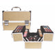 Casuelle make up koffer goud glitter groot