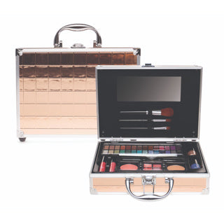 Casuelle make-up koffer champagne
