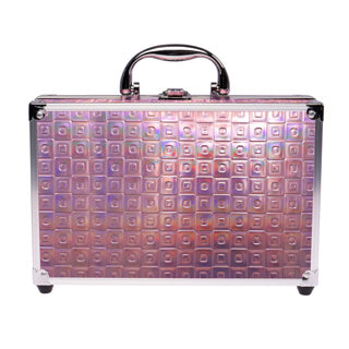 Load image into Gallery viewer, Casuelle holografisch make up koffer roze glamour
