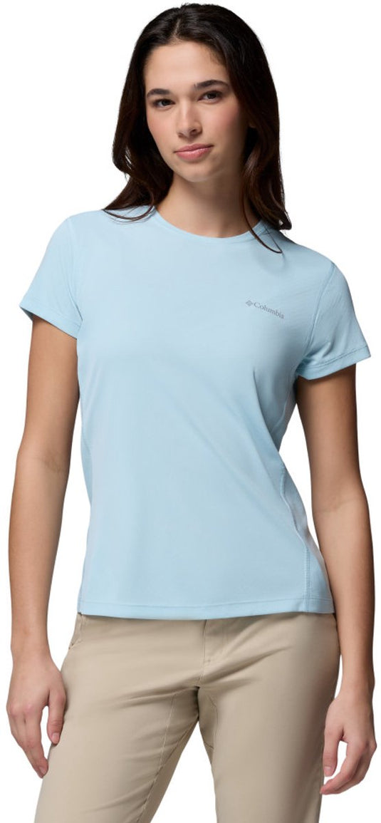 Columbia zero rules™ light ss crew dames outdoorshirt - marine light