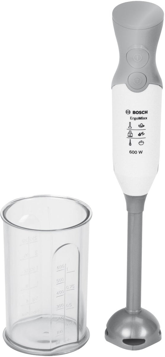Klein toys bosch mini speelgoed staafmixer - 8x8x27.5 cm - blikvanger in elke speelgoedkeuken - zilver