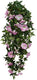 Mica decorations kunstplant petunia - lichtroze - 80 cm - kunst hangplanten
