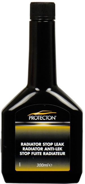Protecton radiator anti-lek - repareert en beschermt het koelvloeistofsysteem - snelle effectieve oplossing bij koelvloeistoflekkages - dicht blijvend af - onschadelijk voor rubber slangen pakkingen - 300ml