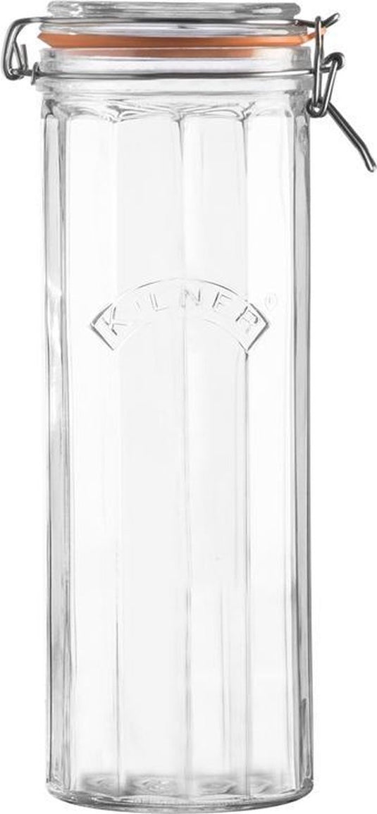Kilner - gefacetteerde bokaal - met beugelsluiting - 2.2l