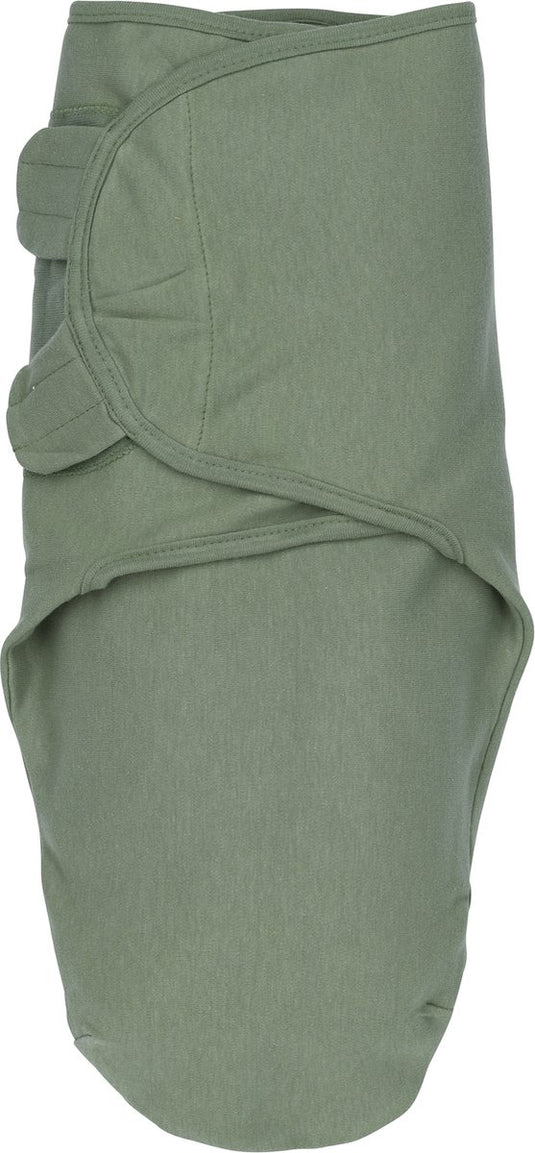 Meyco baby uni swaddle inbakerdoek - forest green - 0-3 maanden - 1.0 tog