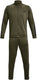 Under armour ua rival knit track suit-grn heren trainingspak - marine od groen - zwart