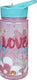 Minnie mouse undercover drinkfles 500ml bpa-vrij roze-blauw.