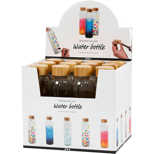 Creativ company waterfles, h: 22 cm, d 6,7 cm, 500 ml, 12 stuk 1 doos