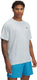 Under armour ua tech texturood ss-gry heren sportshirt - distant grijs - zwart