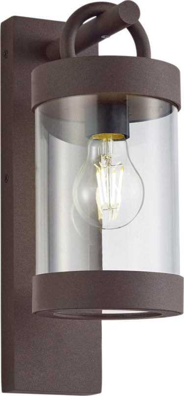 Trio sambesi - wandlamp - roestkleur - excl. 1x e27 4 w - buitenverlichting - ip44