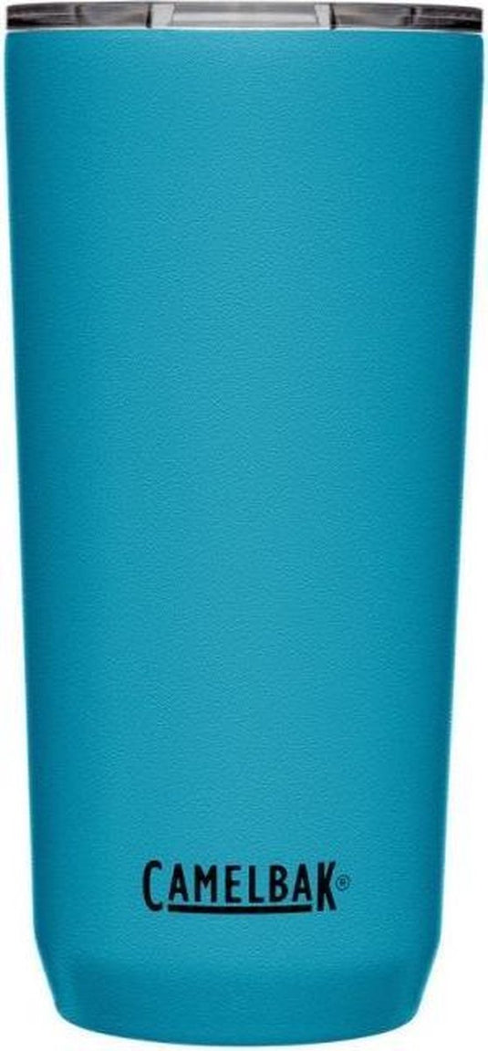 Camelbak tumbler vacuum insulated thermosbeker - 600 ml - dubbelwandige isolatie - bpa-vrij - antislip siliconen bodem - losse dop (3 standen) - drinkbeker - blauw