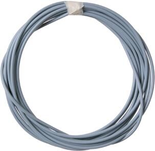 Coming soon bowden-buitenkabel bowden spiral 2.5mm silve r-grey ring a 10m